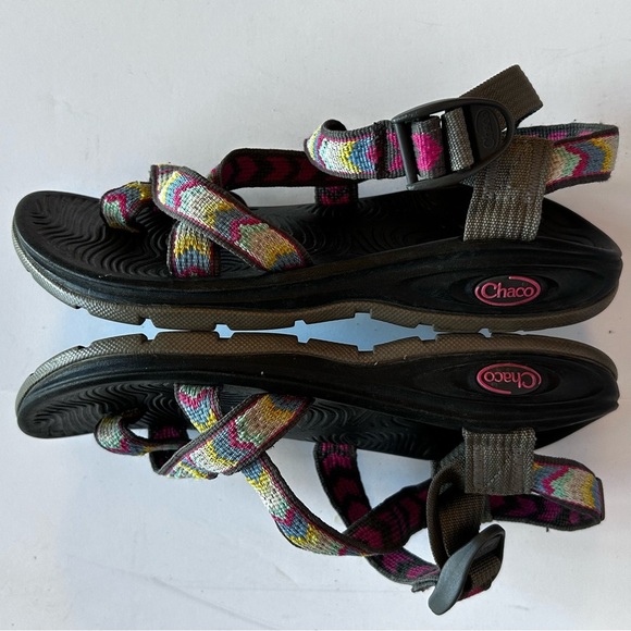 Chaco Multicolor Adjustable Strap Hiking Quick DryOutdoor Women's Sandals Size 6 - Picture 4 of 6